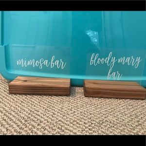 Wedding or shower signage